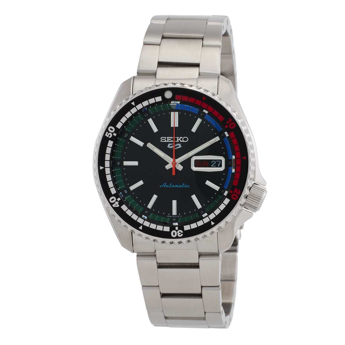 seiko 5 sports automatic black dial men's watch srpk13k1 seiko 5 sports automatic black dial men's watch srpk13k1