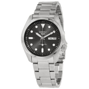 seiko 5 sports automatic grey dial men's watch srpe51k1