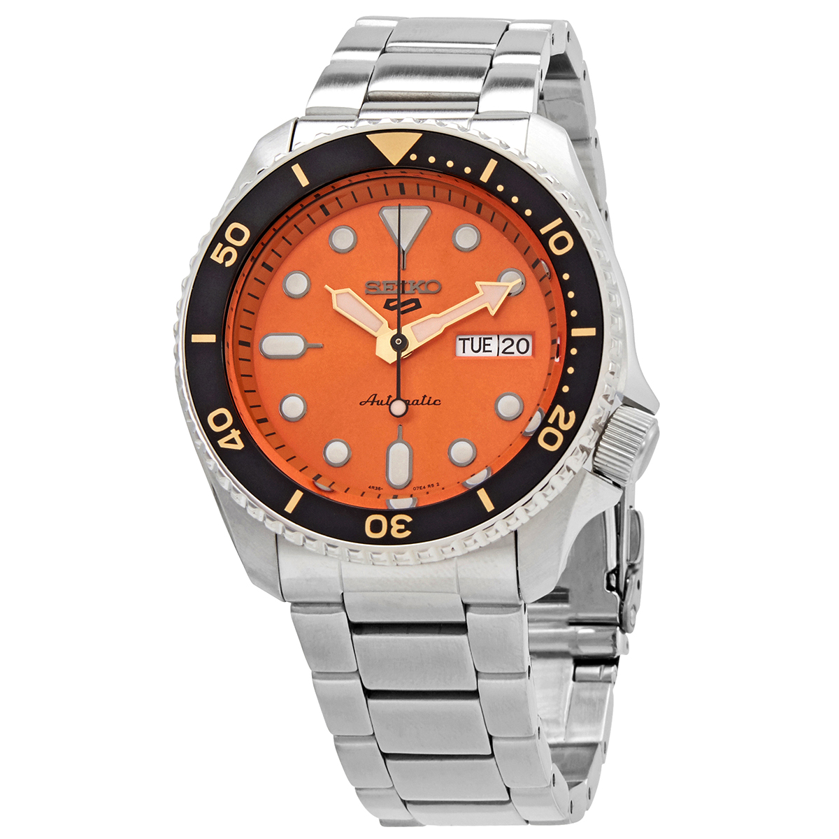 seiko 5 sports automatic orange dial men's watch srpd59k1 seiko 5 sports automatic orange dial men's watch srpd59k1