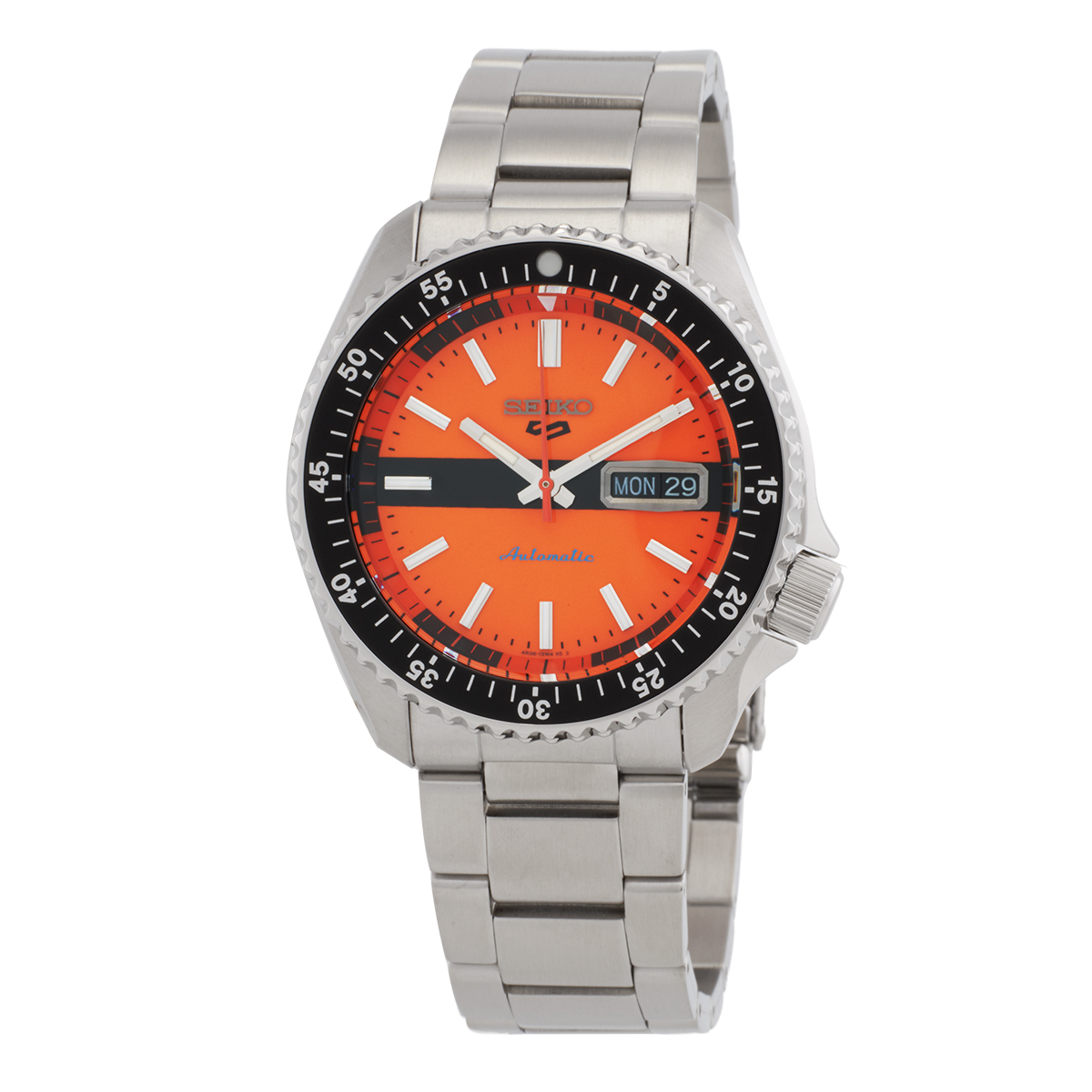 seiko 5 sports automatic orange dial men's watch srpk11k1 seiko 5 sports automatic orange dial men's watch srpk11k1
