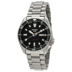 seiko 5 sports skx automatic black dial men's watch srpl85k1