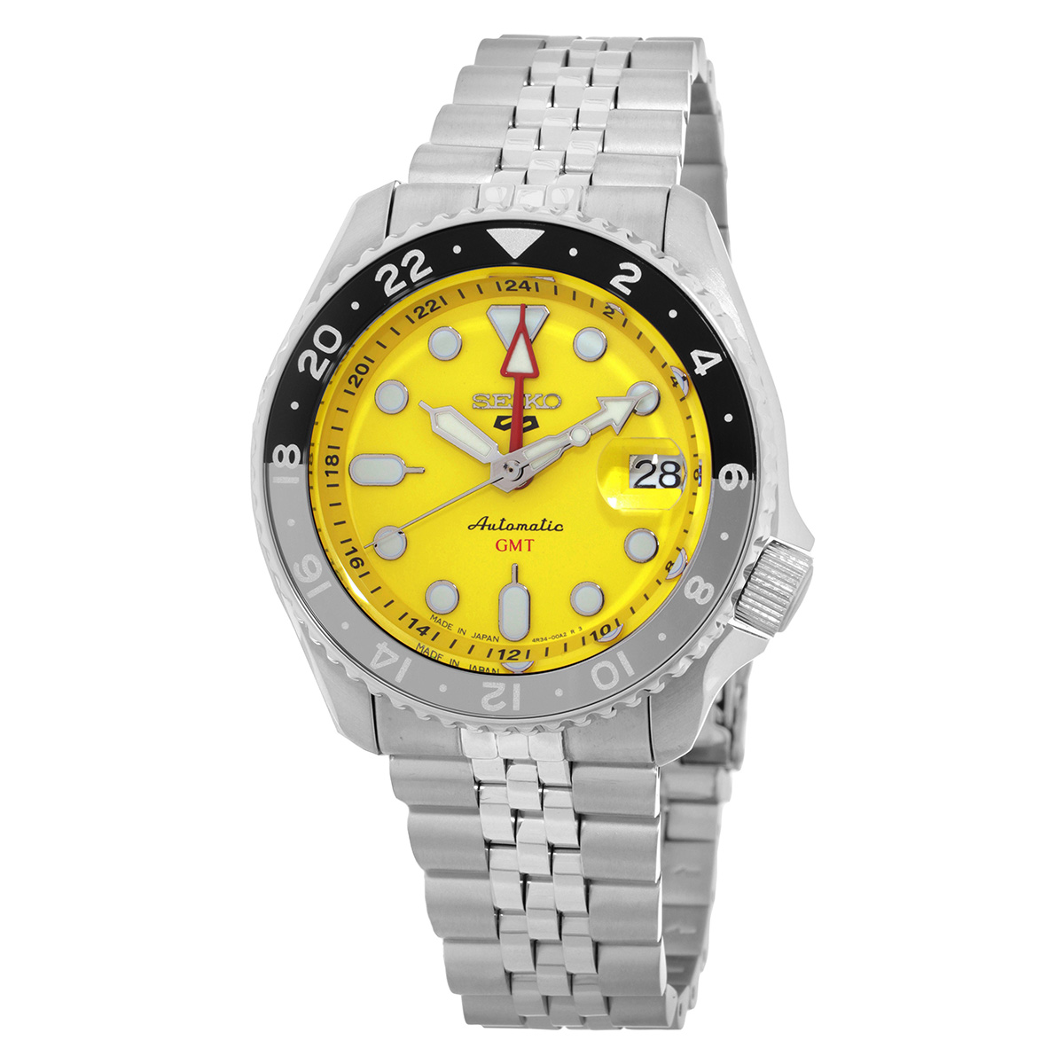seiko 5 sports skx gmt automatic men's watch ssk017 seiko 5 sports skx gmt automatic men's watch ssk017