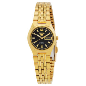 seiko automatic black dial ladies watch symk38k1