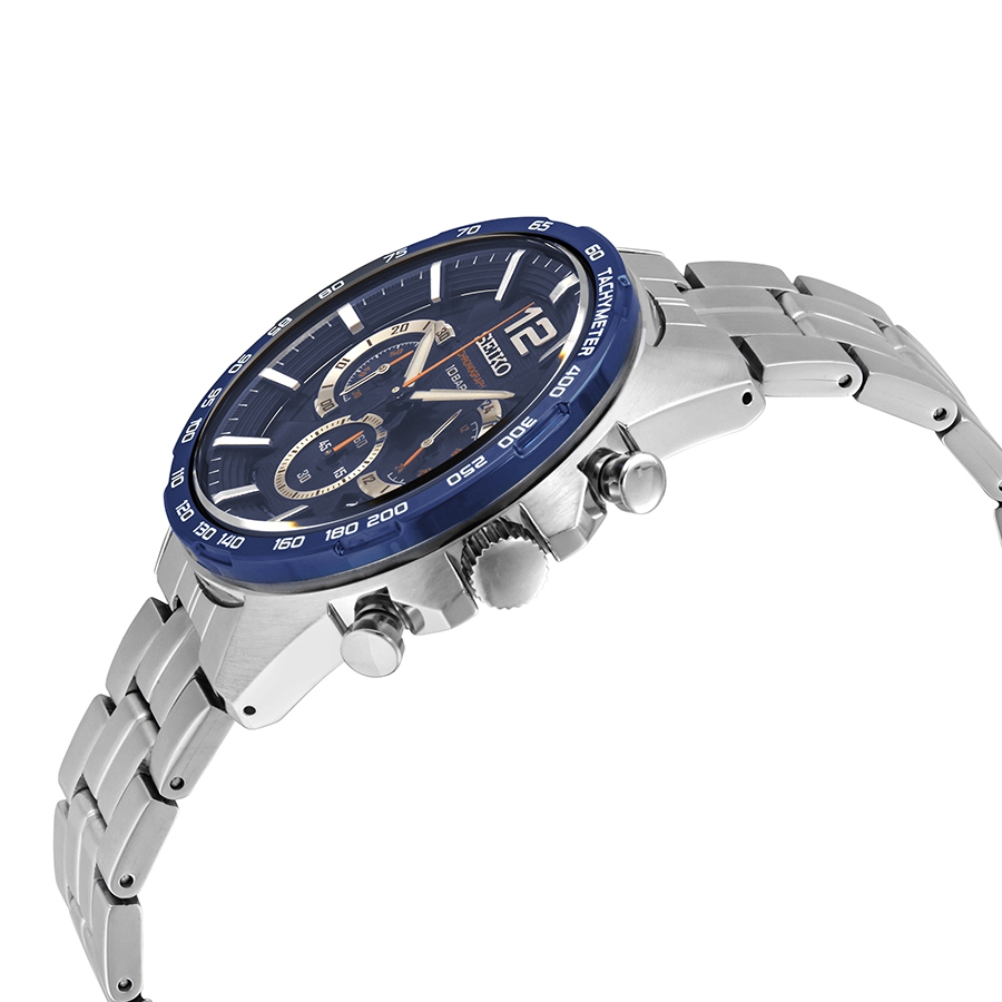 seiko essentials chronograph quartz blue dial men's watch ssb345 seiko essentials chronograph quartz blue dial men's watch ssb345