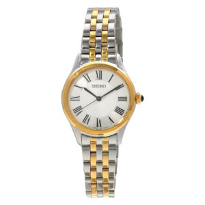 seiko classic quartz white dial ladies watch sur612p1