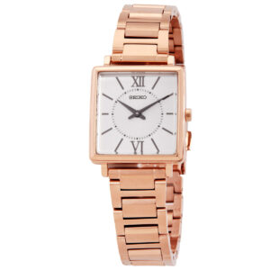 seiko conceptual quartz white dial ladies watch swr112p1