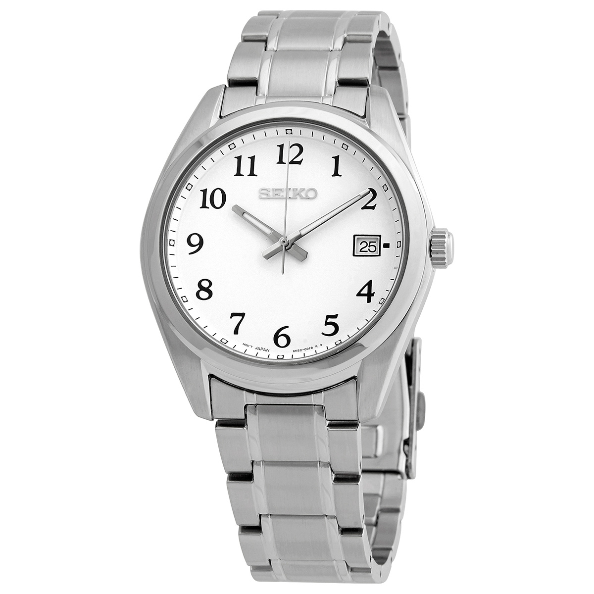 seiko core quartz white dial men's watch sur459p1 seiko core quartz white dial men's watch sur459p1