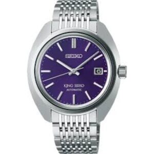 seiko king seiko automatic purple dial men's watch sje111