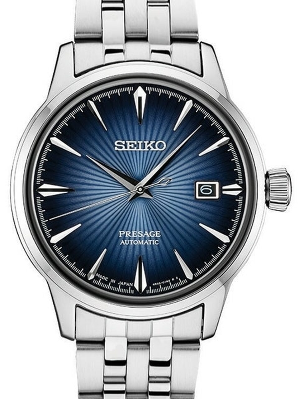 seiko presage automatic black blue dial men's watch srpb41 seiko presage automatic black blue dial men's watch srpb41