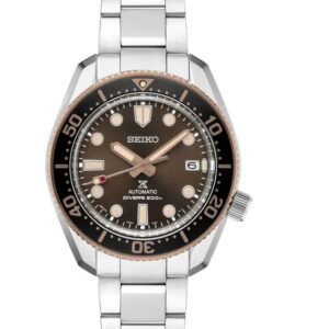 seiko prospex luxe automatic brown dial men's watch spb240