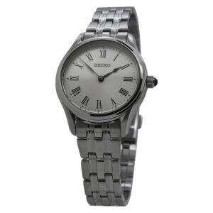 seiko quartz cream dial ladies watch swr069p1