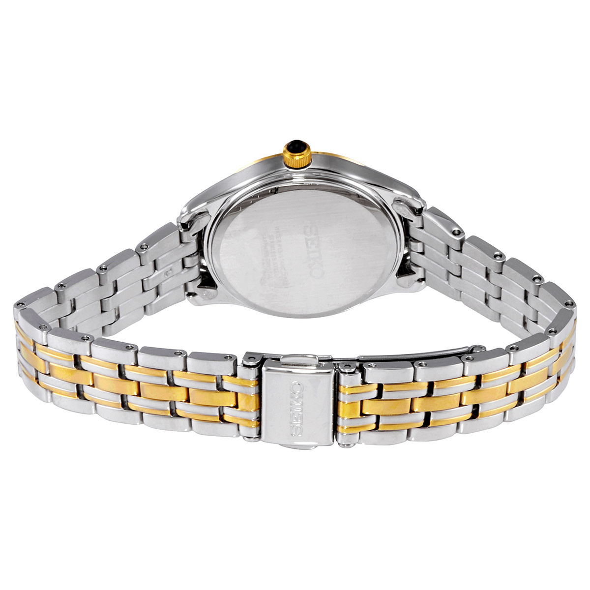 seiko quartz white dial two tone ladies watch swr070p1 seiko quartz white dial two tone ladies watch swr070p1