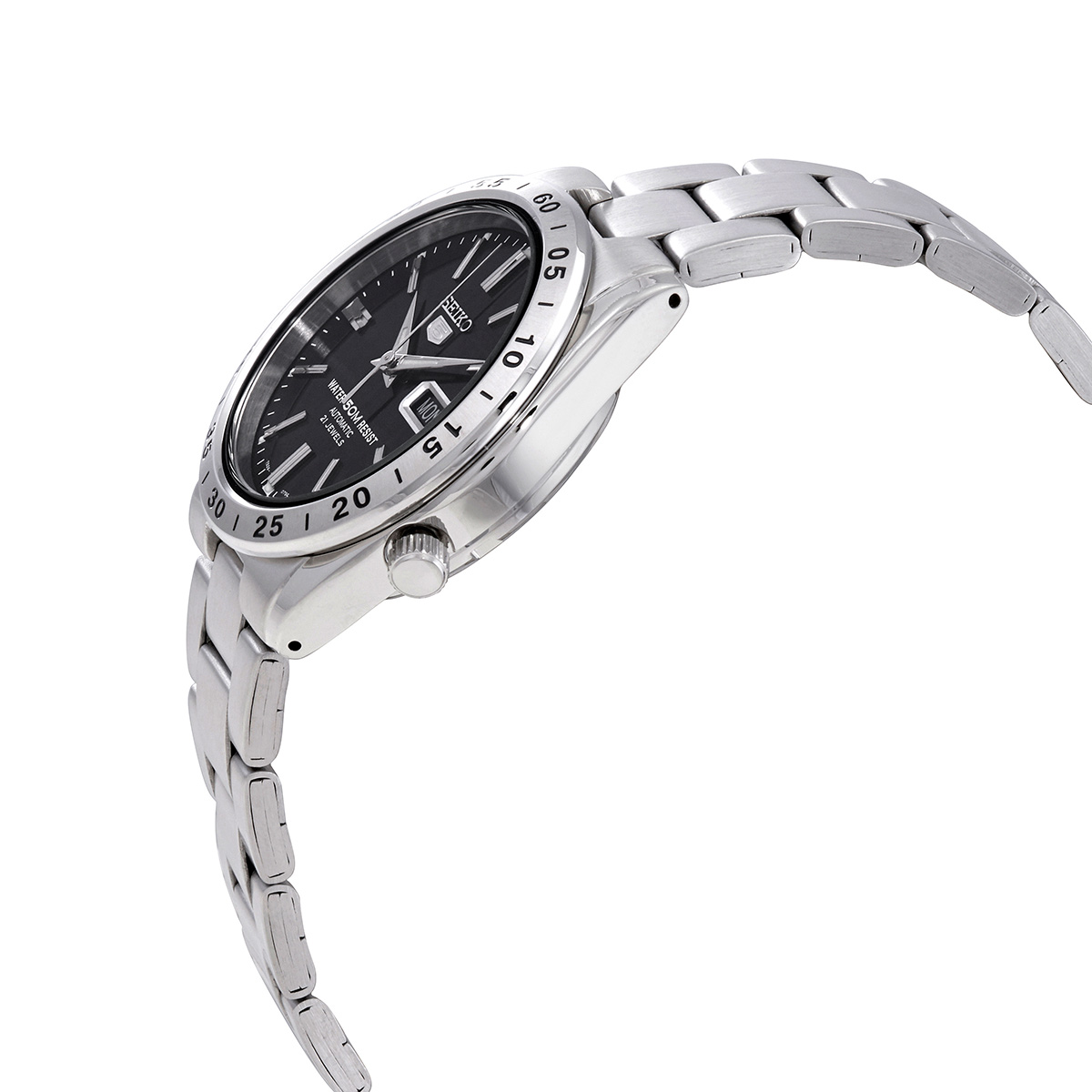 seiko 5 automatic black dial men's watch snke01k1 seiko 5 automatic black dial men's watch snke01k1