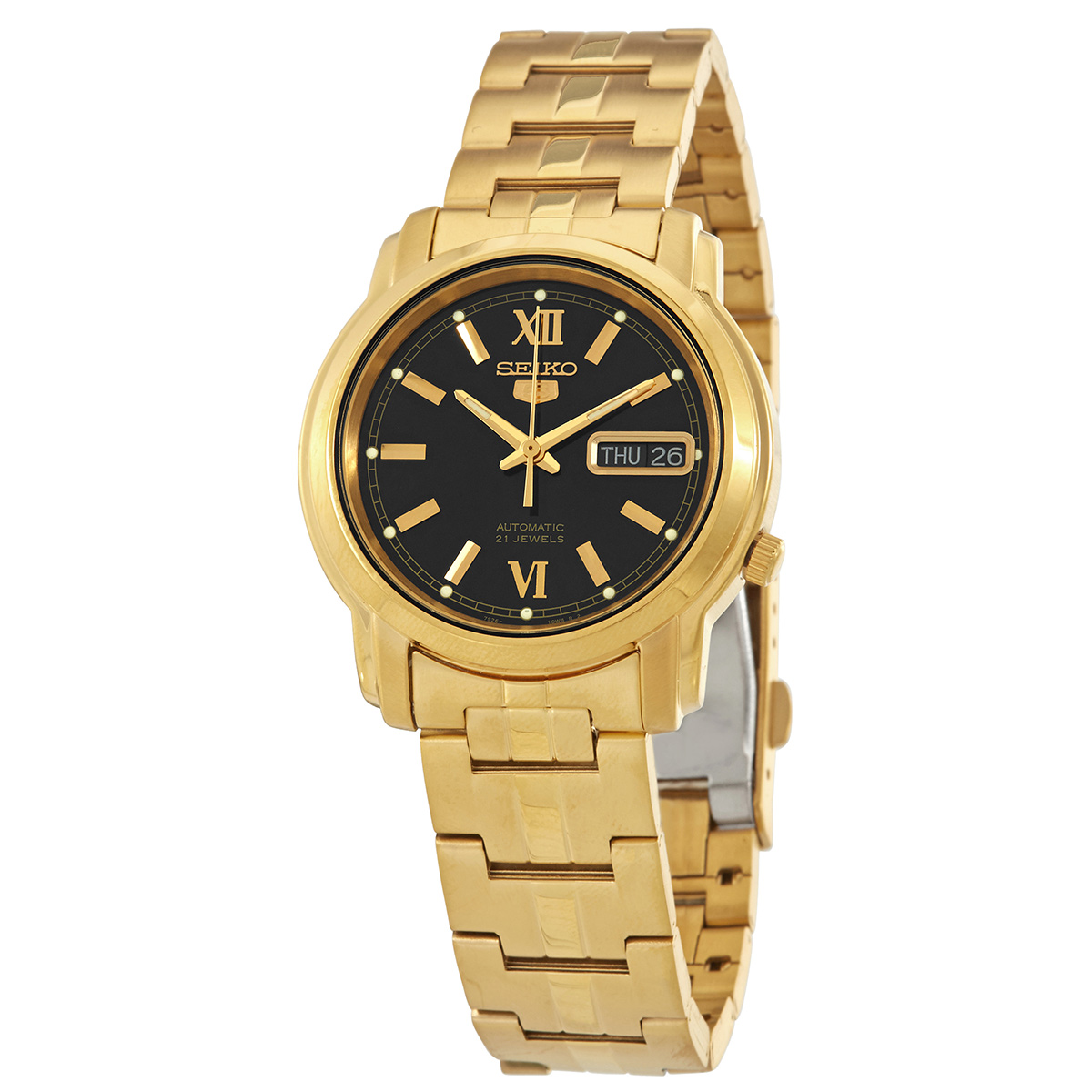 seiko 5 automatic black dial men's watch snkk86 seiko 5 automatic black dial men's watch snkk86