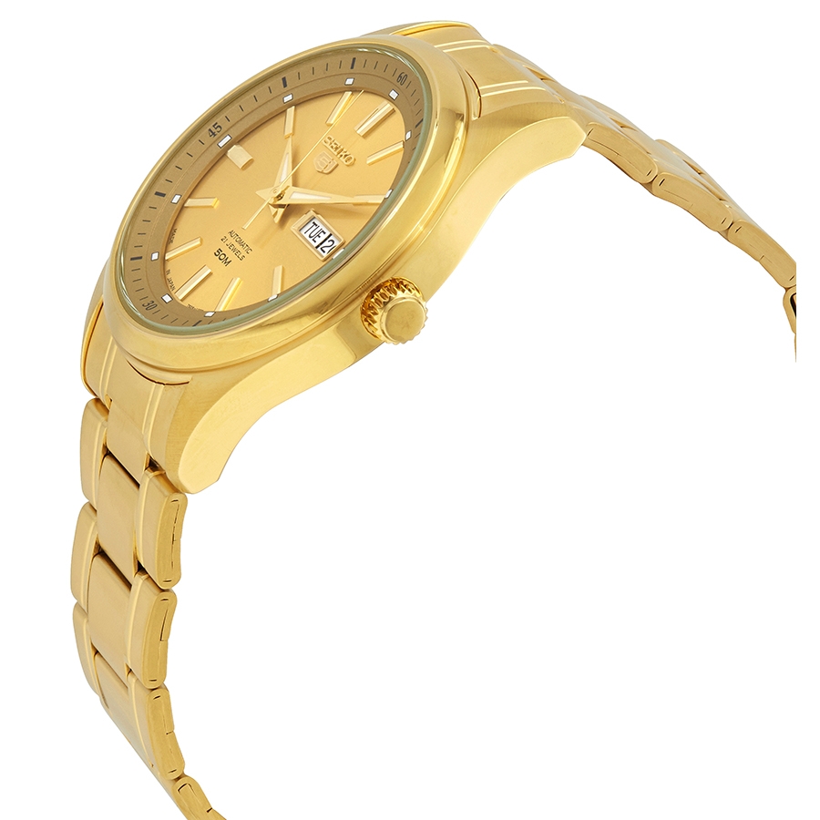 seiko 5 automatic gold dial men's watch snkn96j1 seiko 5 automatic gold dial men's watch snkn96j1