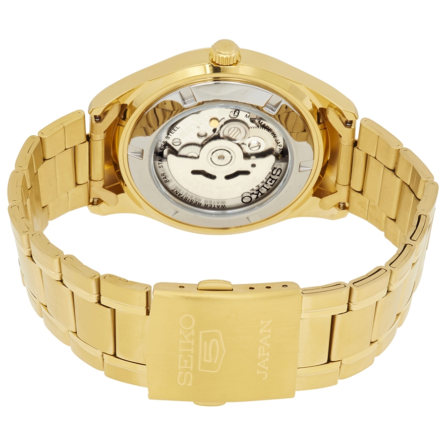 seiko 5 automatic gold dial men's watch snkn96j1 seiko 5 automatic gold dial men's watch snkn96j1