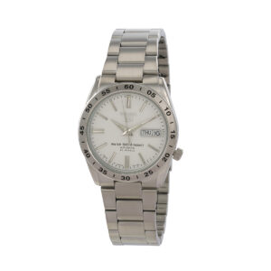 seiko 5 automatic white dial men's watch snkd97j1