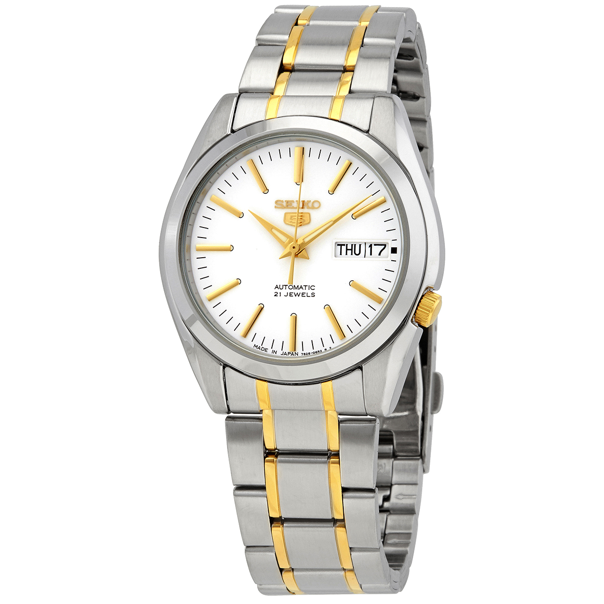 seiko 5 automatic white dial men's watch snkl47j1 seiko 5 automatic white dial men's watch snkl47j1