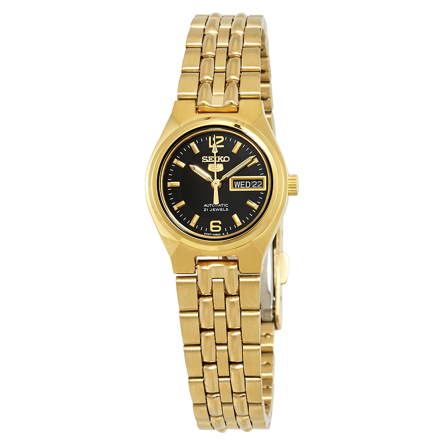 seiko series 5 automatic black dial ladies watch symk38 seiko series 5 automatic black dial ladies watch symk38