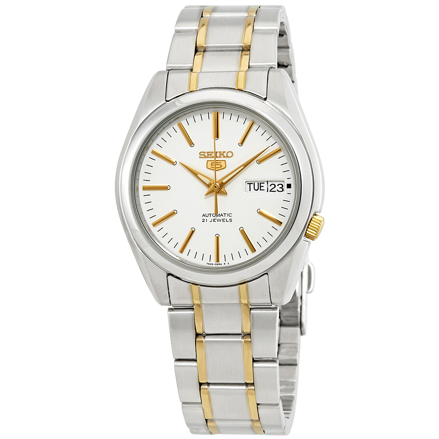 seiko series 5 automatic white dial men's watch snkl47 seiko series 5 automatic white dial men's watch snkl47