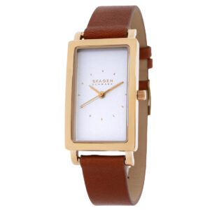 skagen hagen lille quartz white dial ladies watch skw3097
