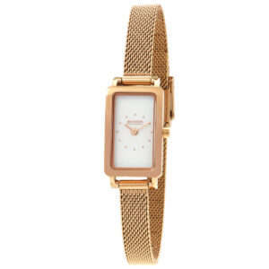skagen hagen micro quartz white dial ladies watch skw3148