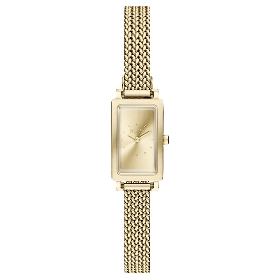 skagen hagen yellow dial ladies watch skw3178 skagen hagen yellow dial ladies watch skw3178