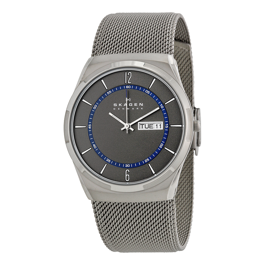 skagen melbye grey dial stainless steel mesh men's watch skw6078 skagen melbye grey dial stainless steel mesh men's watch skw6078