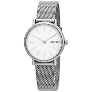 skagen signatur white dial ladies watch skw2692