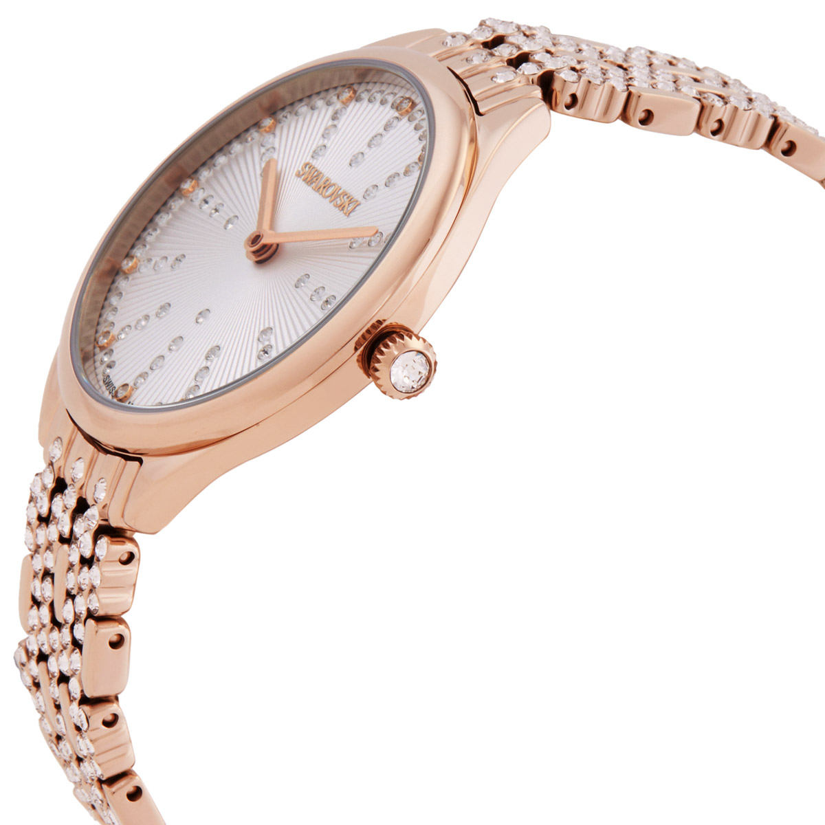 swarovski attract quartz crystal silver dial ladies watch 5610484 swarovski attract quartz crystal silver dial ladies watch 5610484