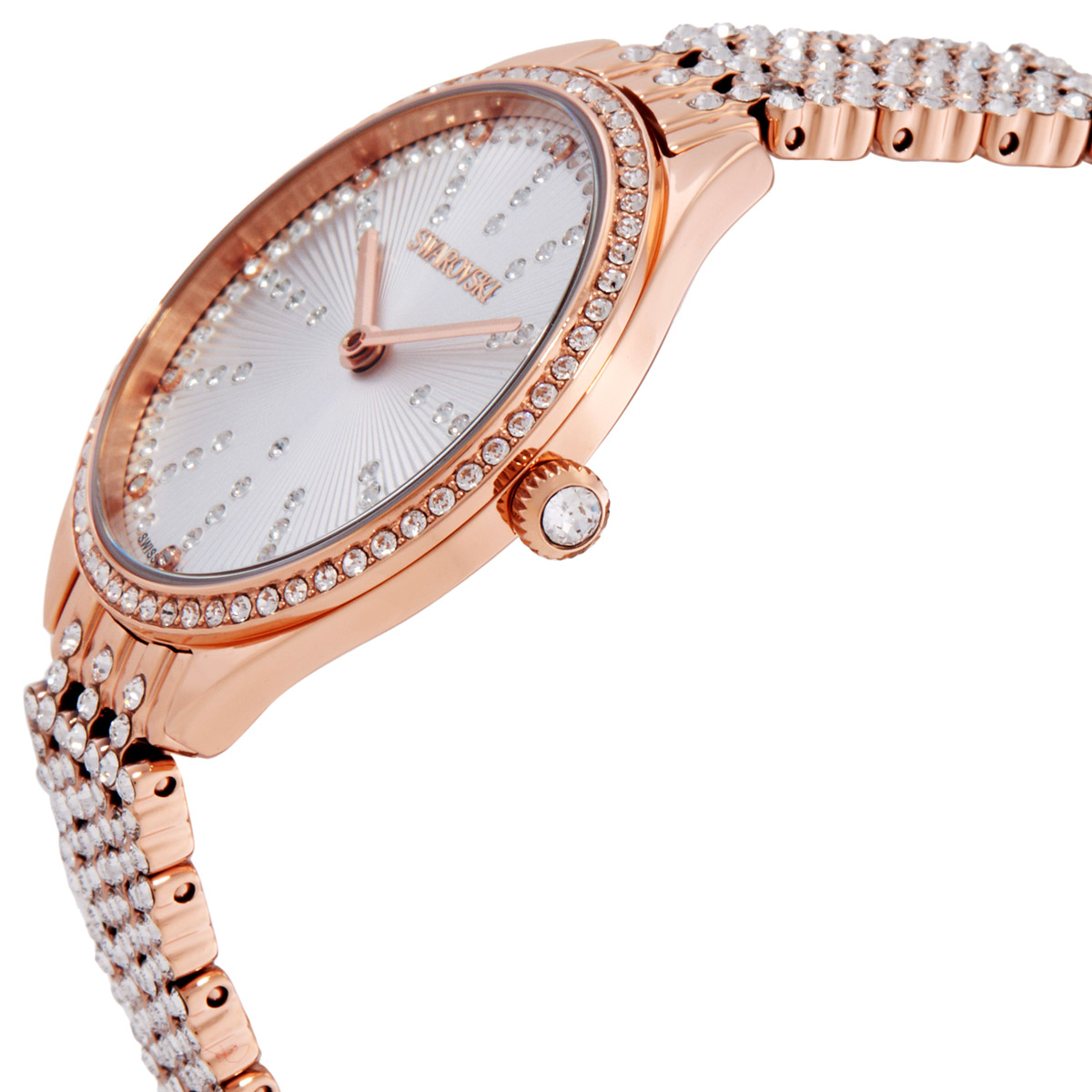 swarovski attract quartz crystal silver dial ladies watch 5742477 swarovski attract quartz crystal silver dial ladies watch 5742477