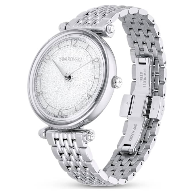 swarovski crystalline wonder quartz silver tone dial ladies watch 5656929 swarovski crystalline wonder quartz silver tone dial ladies watch 5656929