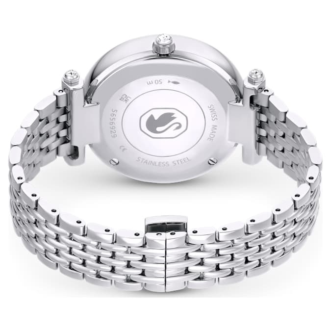 swarovski crystalline wonder quartz silver tone dial ladies watch 5656929 swarovski crystalline wonder quartz silver tone dial ladies watch 5656929