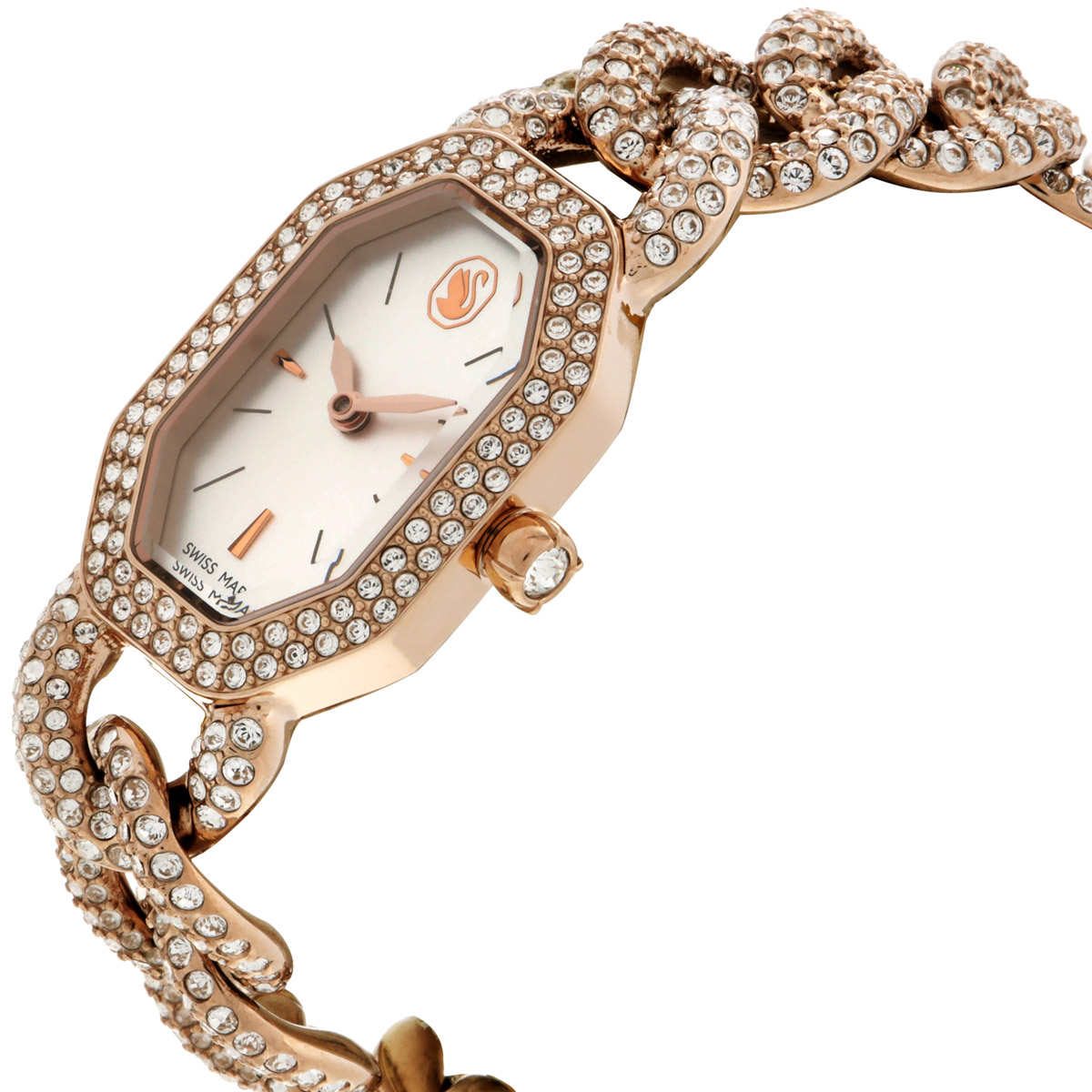 swarovski dextera chain quartz crystal ladies watch 5711710 swarovski dextera chain quartz crystal ladies watch 5711710