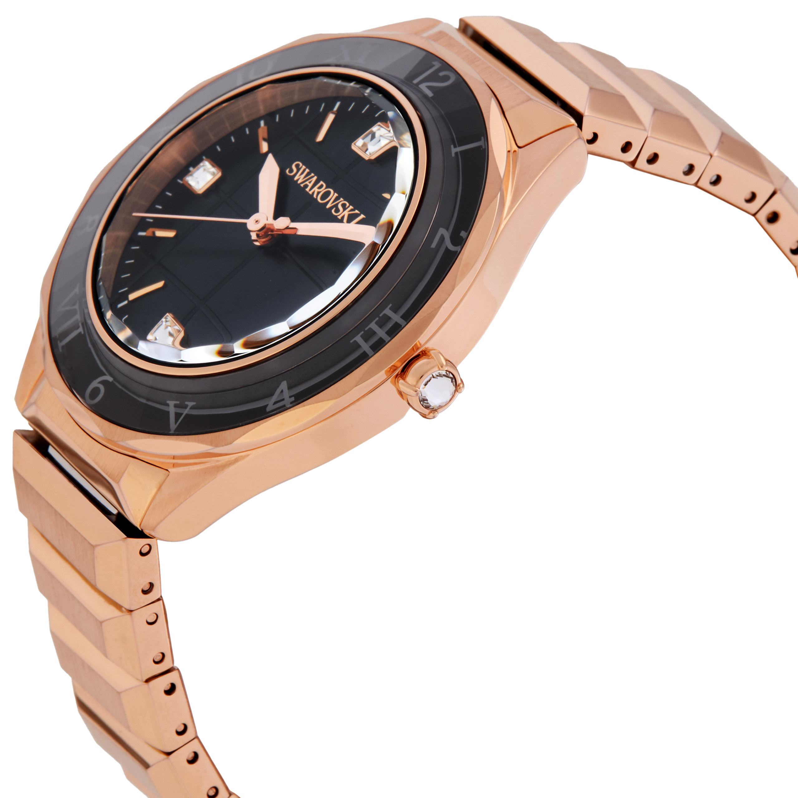swarovski dextera quartz black dial ladies watch 5641294 swarovski dextera quartz black dial ladies watch 5641294
