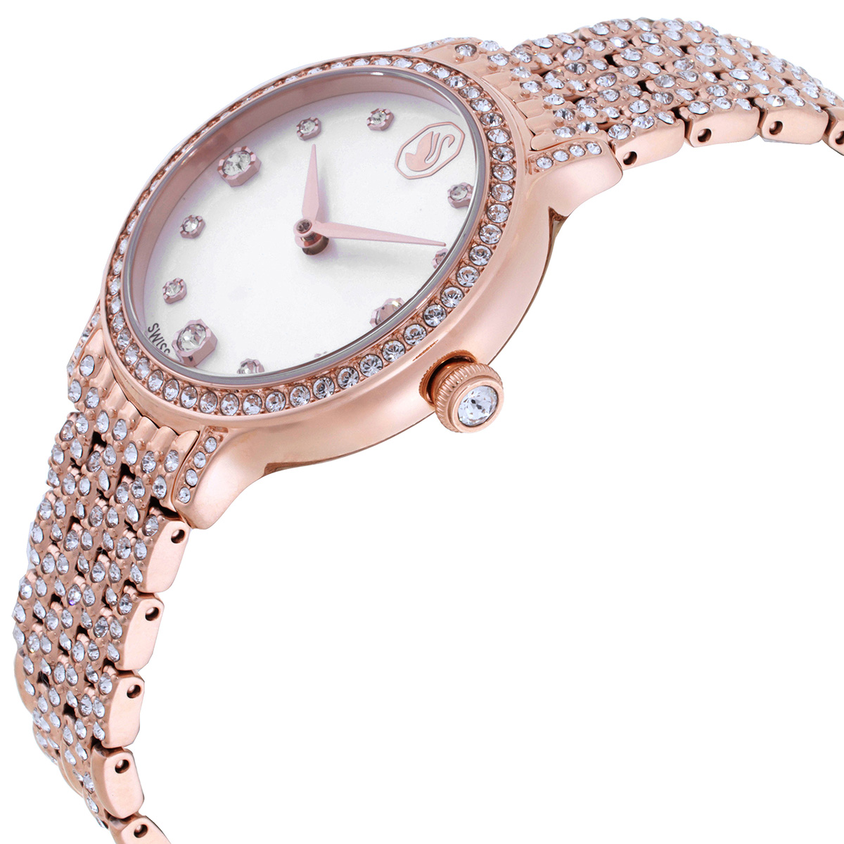 swarovski imber quartz crystal silver dial ladies watch 5741227 swarovski imber quartz crystal silver dial ladies watch 5741227