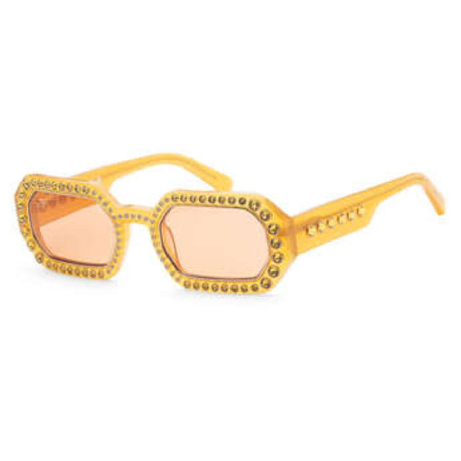 swarovski ladies orange rectangular sunglasses 5636332 swarovski ladies orange rectangular sunglasses 5636332