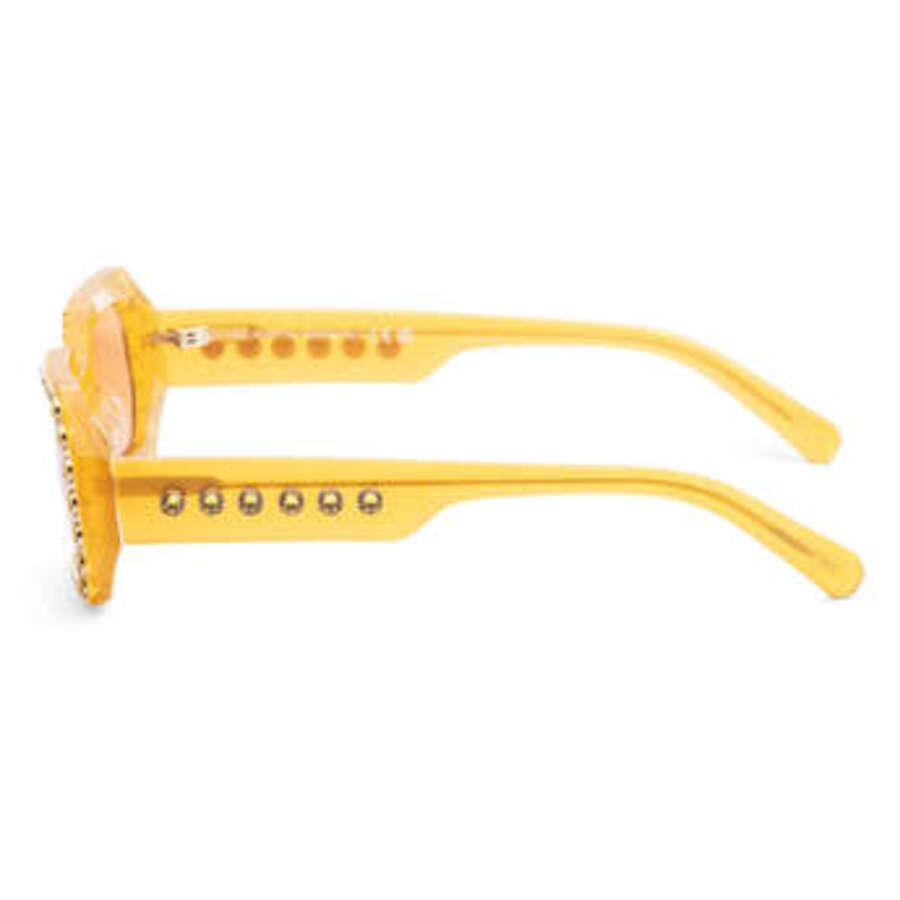 swarovski ladies orange rectangular sunglasses 5636332 swarovski ladies orange rectangular sunglasses 5636332