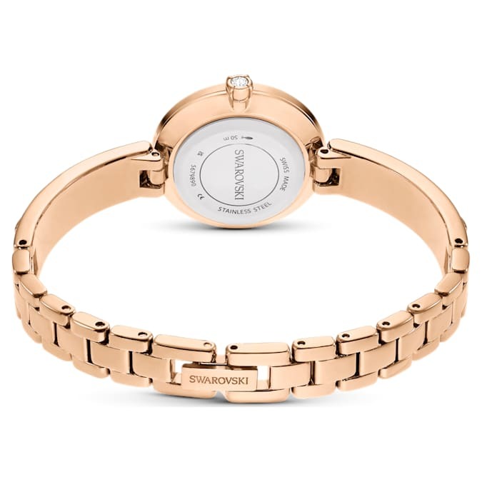 swarovski matrix bangle quartz crystal pink dial ladies watch 5679890 swarovski matrix bangle quartz crystal pink dial ladies watch 5679890