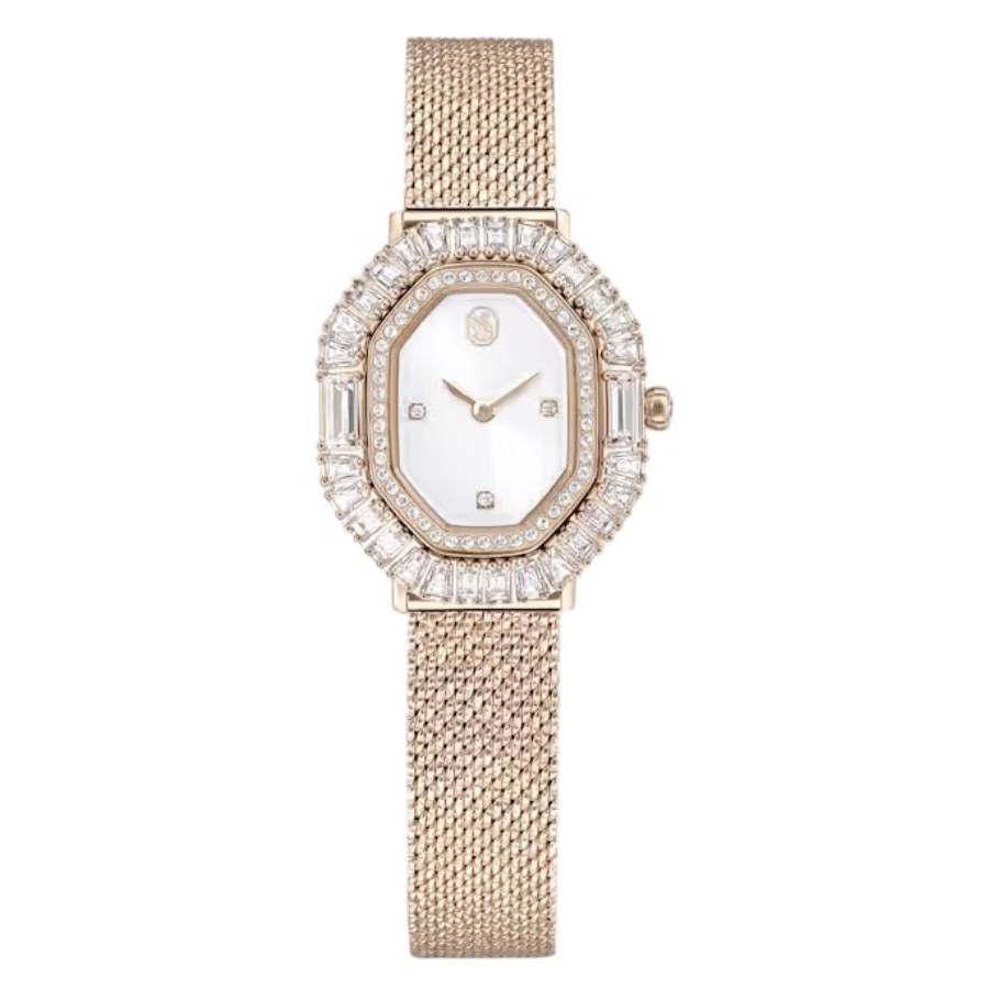 swarovski matrix quartz crystal silver dial ladies watch 5732501 swarovski matrix quartz crystal silver dial ladies watch 5732501