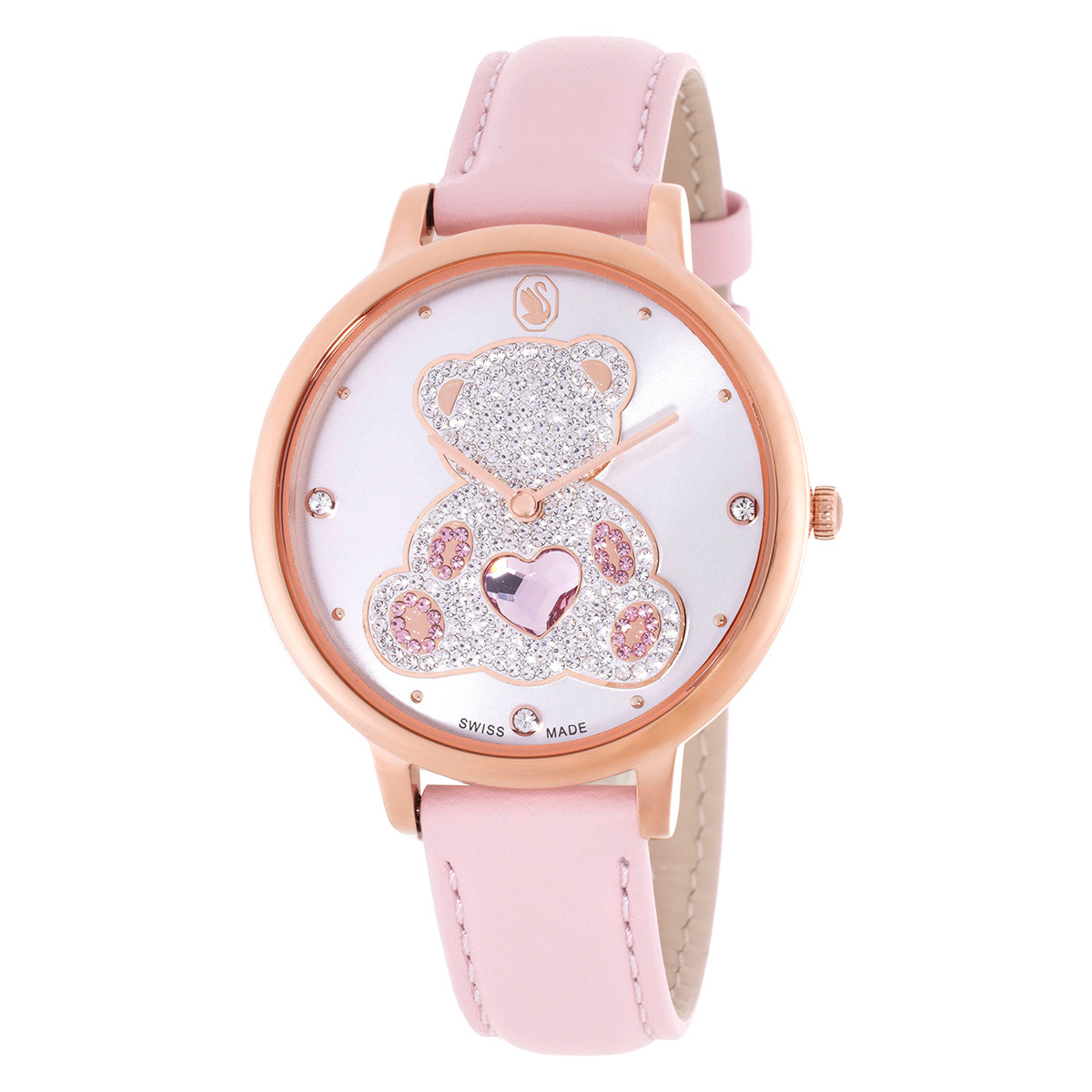swarovski teddy quartz crystal ladies watch 5739838 swarovski teddy quartz crystal ladies watch 5739838