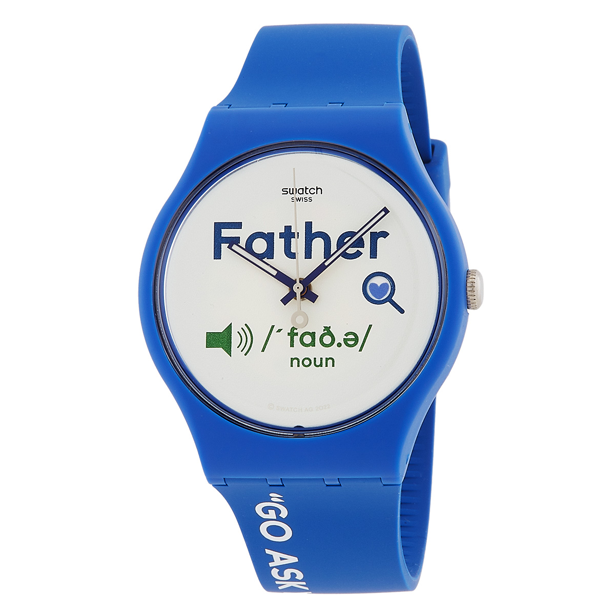 swatch fathers day quartz white dial men's watch so29z704 swatch fathers day quartz white dial men's watch so29z704