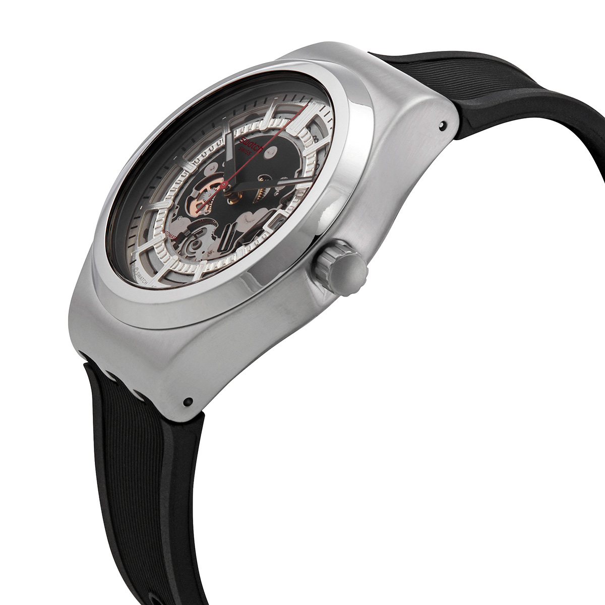 swatch sistem through again automatic grey dial men's watch yis431 swatch sistem through again automatic grey dial men's watch yis431