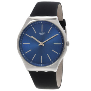 swatch the may blue dial men's watch ss07s125