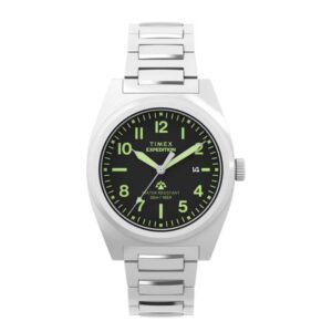 timex expedition north quartz black dial men's watch tw2y18300