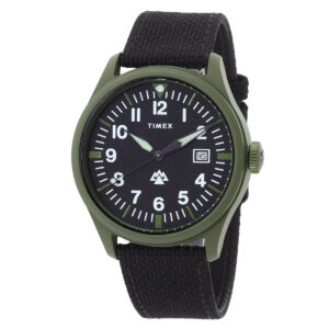 timex expedition north traprock quartz black dial men's watch tw2w34400
