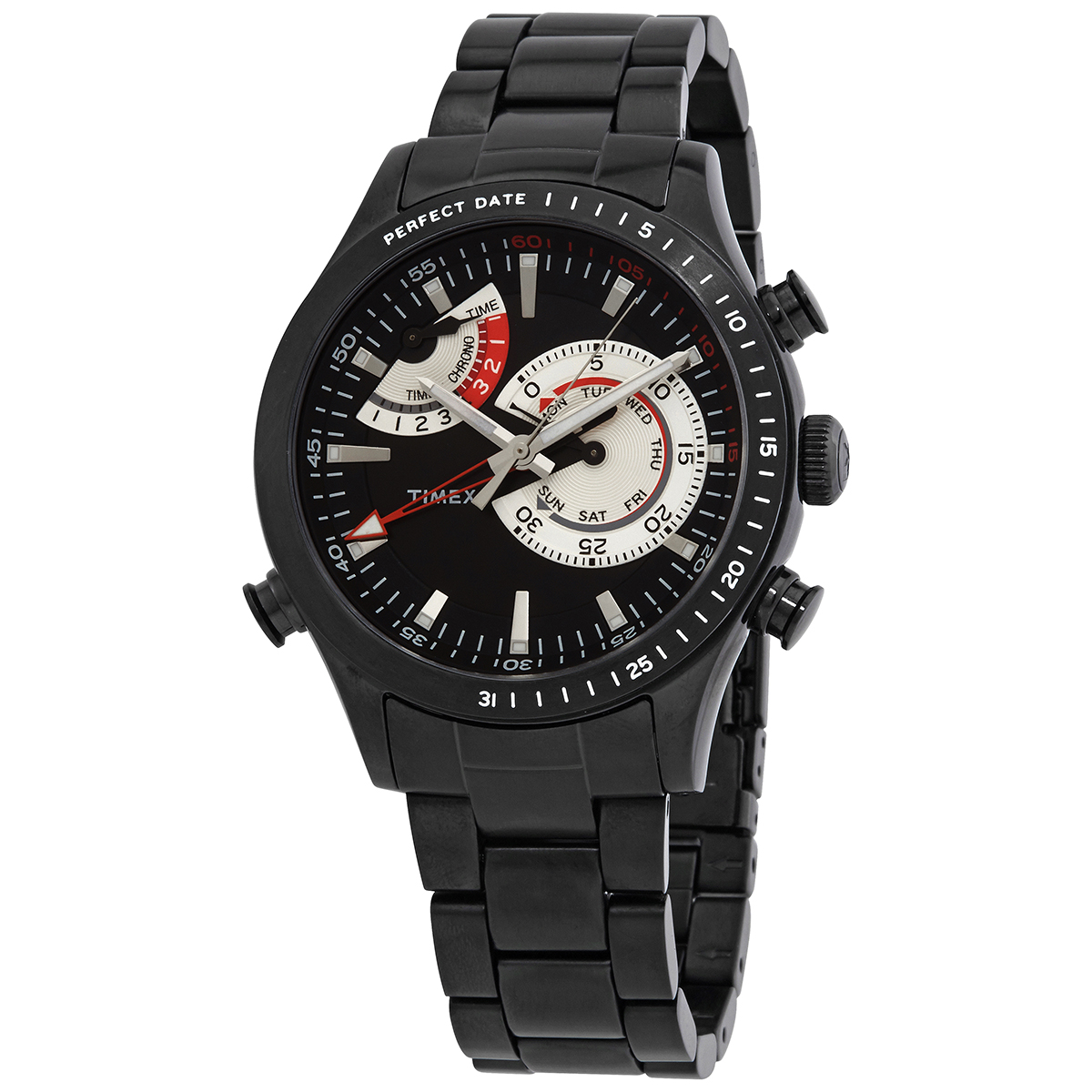 timex intelligent quartz chrono timer black dial men's watch tw2p72800 timex intelligent quartz chrono timer black dial men's watch tw2p72800