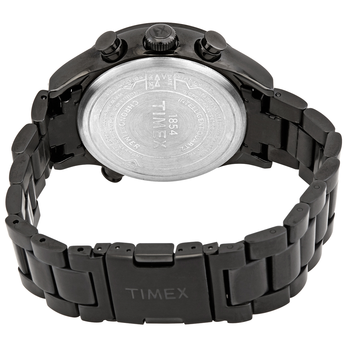 timex intelligent quartz chrono timer black dial men's watch tw2p72800 timex intelligent quartz chrono timer black dial men's watch tw2p72800