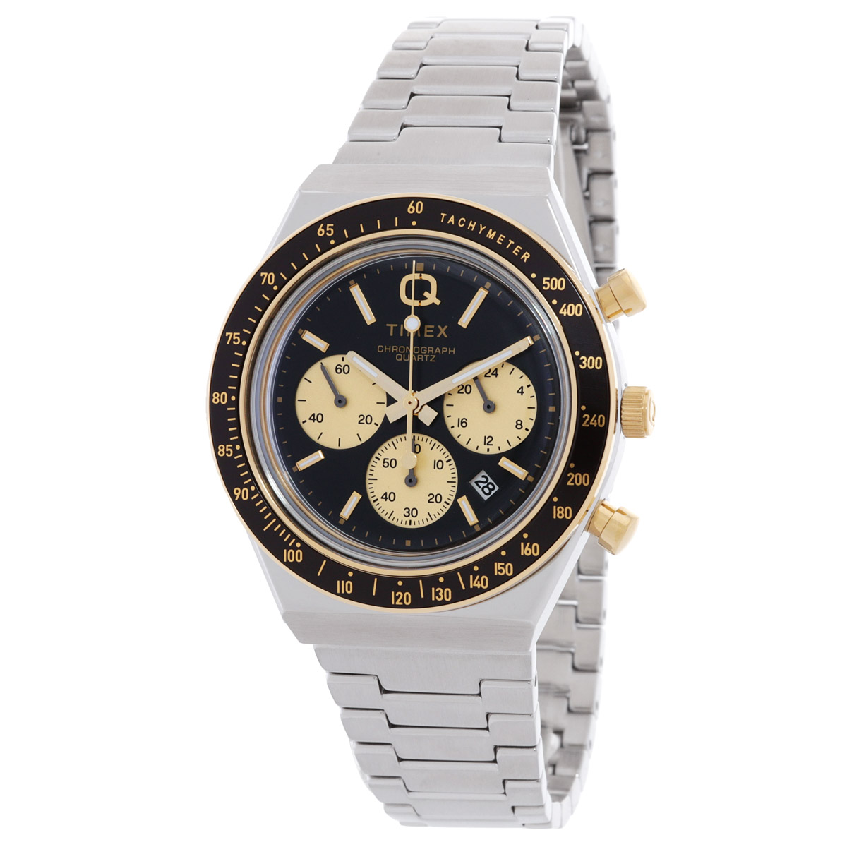 timex q timex chronograph quartz black dial men's watch tw2w64200 timex q timex chronograph quartz black dial men's watch tw2w64200