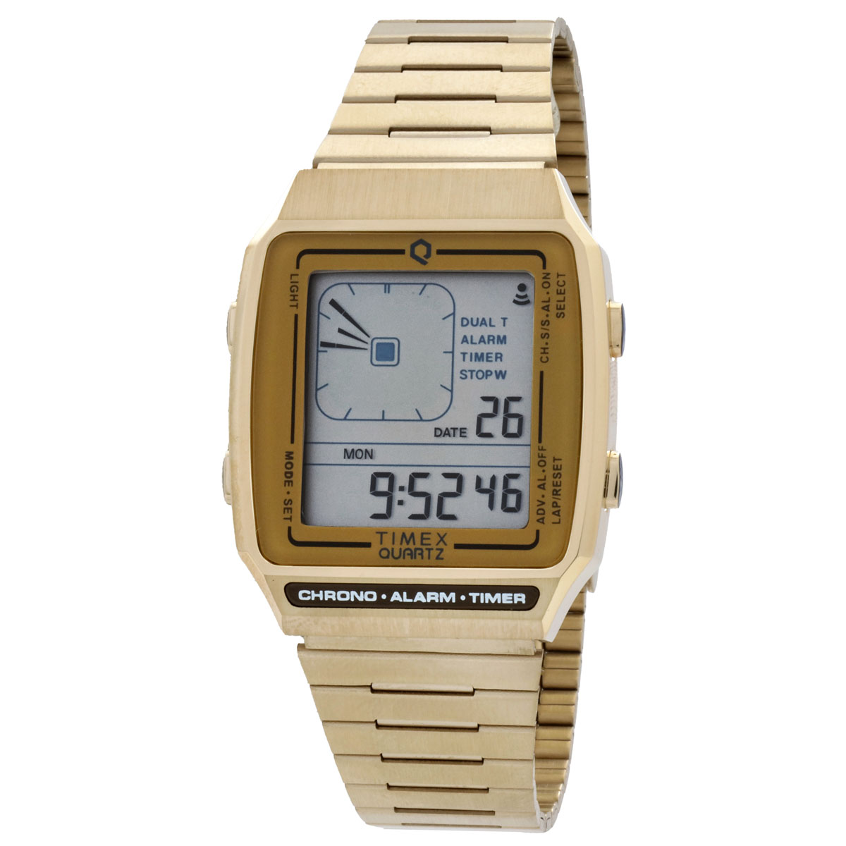 timex q timex reissue quartz analog digital white dial men's watch tw2u72500zv timex q timex reissue quartz analog digital white dial men's watch tw2u72500zv